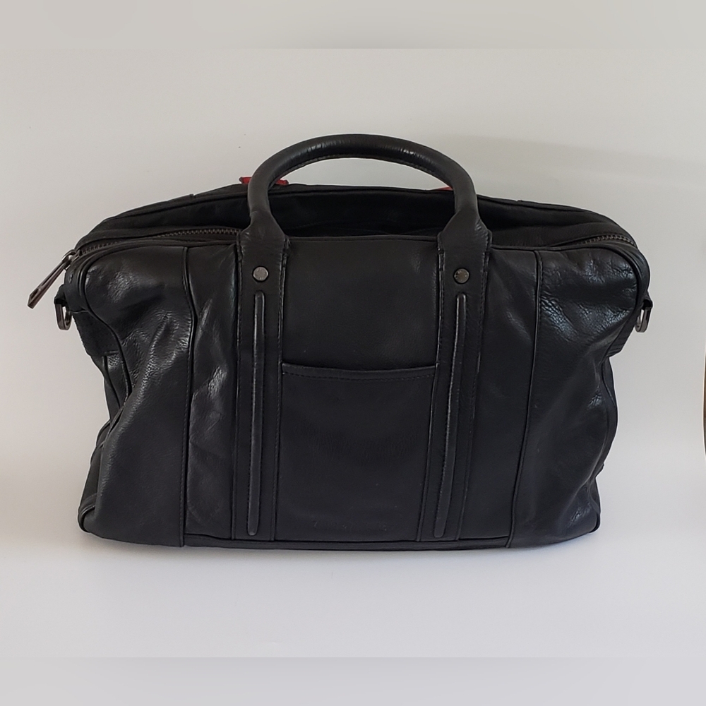 Zadig & Voltaire Lucien Noir Leather Bag